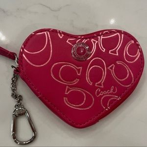 COACH heart coin purse collectors item